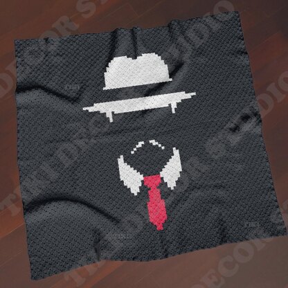 Incognito Blanket C2C CROCHET PATTERN