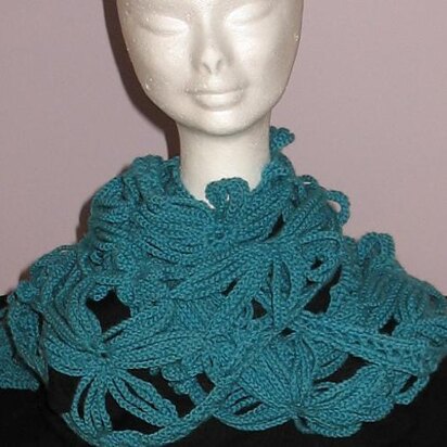 Daisy Flower Scarf