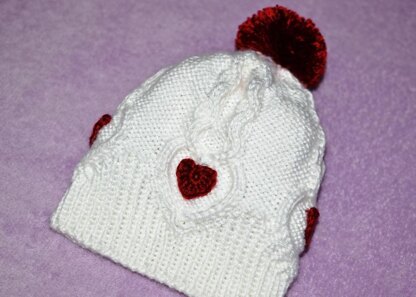 Sweet Hearts Valentine Hat