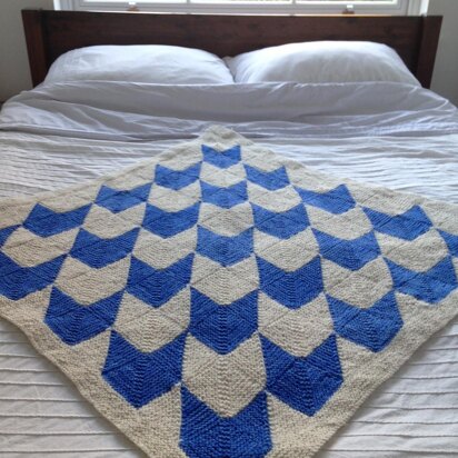 Going Graphic Blanket - knitting pattern