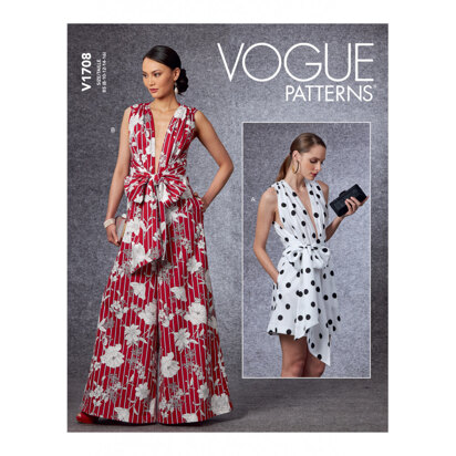 Vogue Misses' Jumpsuit V1708 - Sewing Pattern