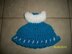 Blue Skirt Potholder