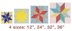 Clover Lone Star Collection Patchwork Template