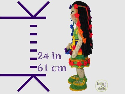 Elena XLarge Crochet Doll Pattern