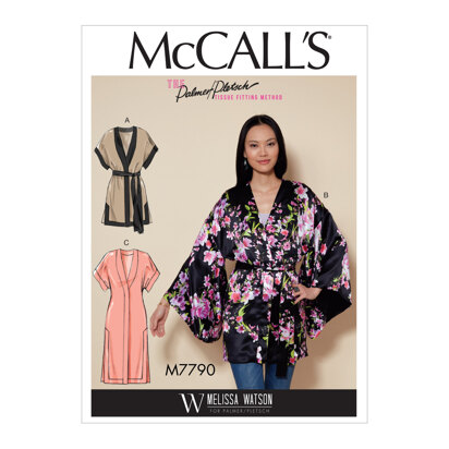 McCall's Misses' Jacket and Belt M7790 - Sewing Pattern