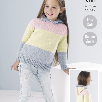 Sweaters in King Cole Cotton Top DK - 5376pdf - Downloadable PDF