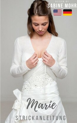 Bridal knit cardigan with cord
