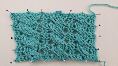 Simple cable crochet