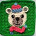 Bear Granny Square