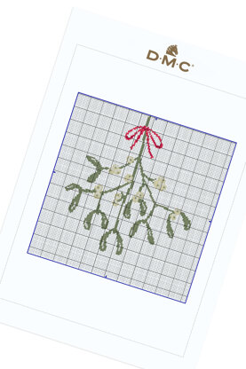 Mistletoe in DMC - PAT0802 - Downloadable PDF