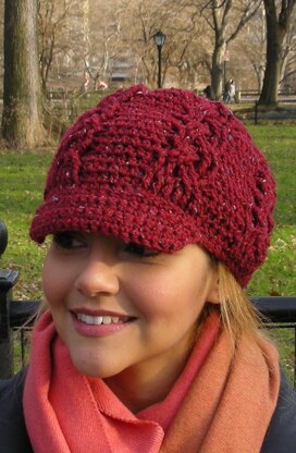 Suzanne's Brimmed Hat to Crochet