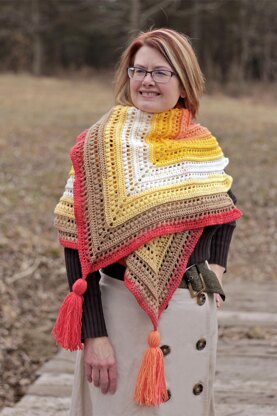 Wrap Me in Sunshine Shawl