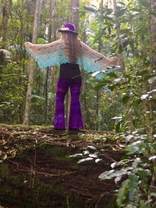 Rainforest Dragonflies Shawl