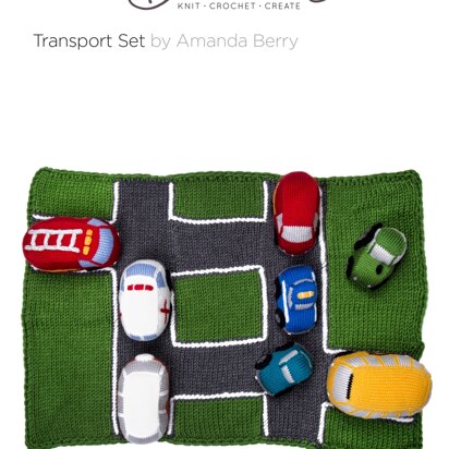 Vehicle Playset in Deramores Studio DK Acrylic - Downloadable PDF