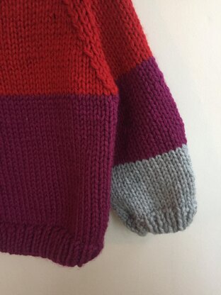 Colourful Chunky Jumper