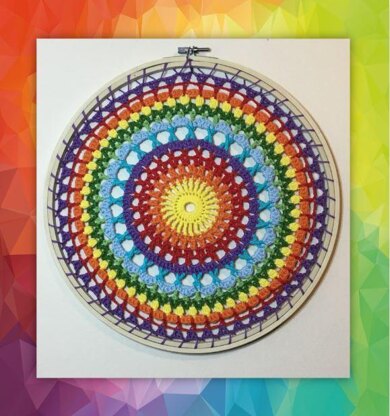 Rainbow Carousel Mandala