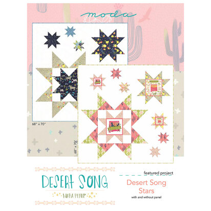 Moda Fabrics Desert Song Quilt - Downloadable PDF