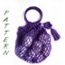 Shopping netting bag easy crochet pattern