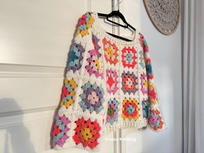 Granny Square Mohair sweater