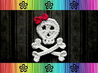 Skull and Crossbones Applique