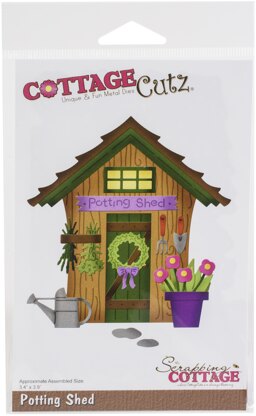 CottageCutz Dies - Potting Shed 3.4"X3.9"