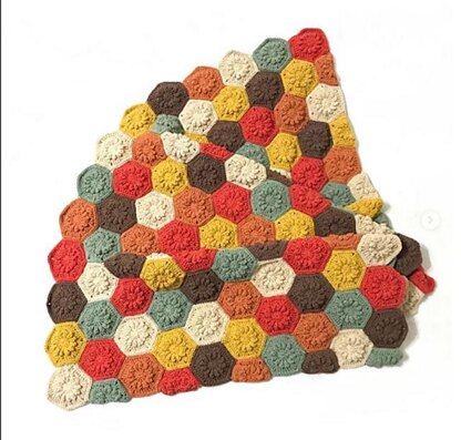Crochet baby Blanket . Daisy Field Blanket
