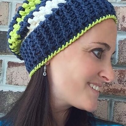 Crochet Slouchy Beret Beanie Pattern Unique & Easy