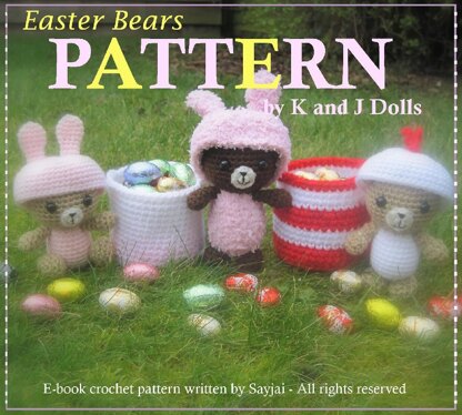 Easter Bears - PDF Amigurumi crochet pattern