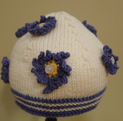 Button Daisies Cap