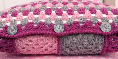 Granny Square Cushion