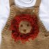 Baby Romper with Loopy Lion Mane, 0-2 yrs