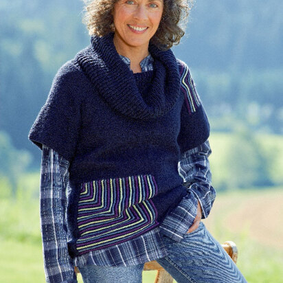 Patchwork Slipover in Schachenmayr Universa - S6910 - knitting pattern