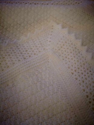 Elegant Christening Shawl