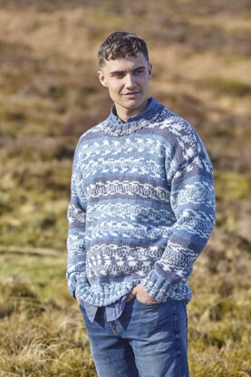 Men's Sweaters in King Cole Nordic Chunky - 5910 - Leaflet