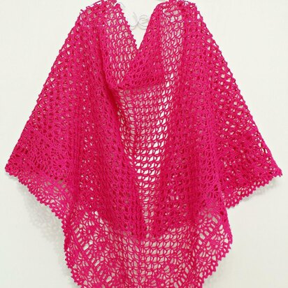 Juicy Fuchsia Shawl