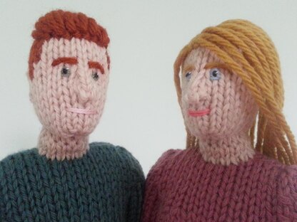 Knitted man hot sale doll