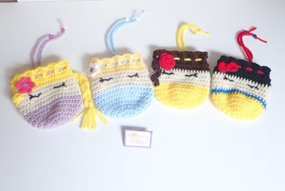 Princess Trinket Pouches/ Bags