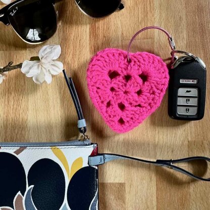 Granny's Heart Keychain