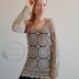 Crochet medallion gorgeous tunic