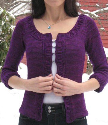 Lyrical Knits Making Waves Cardigan PDF