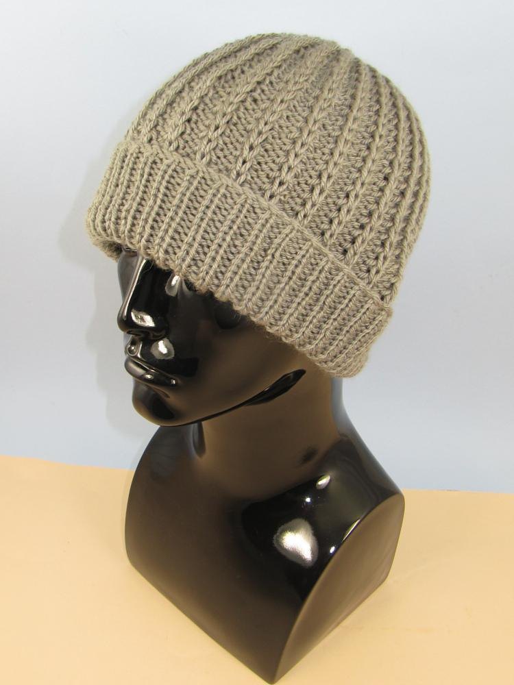 Chunky ribbed knit hat - Knitting Kit