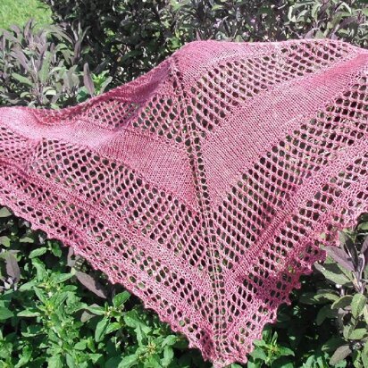 Winberry shawl