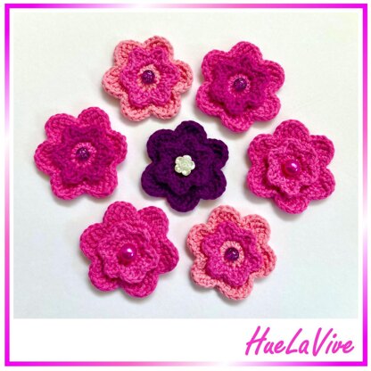 Flower applique II by HueLaVive