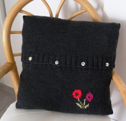 Poppy cushion