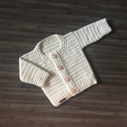 Grayson Baby Cardigan Hat and Booties Set