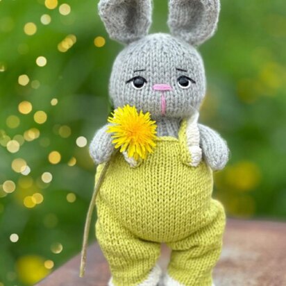 Knitting Pattern Little Bunny toy