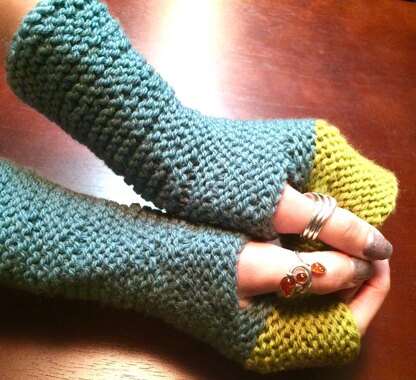 Block Top Mitts