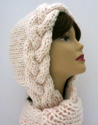 Snow Goddess Khione  Braid Hat