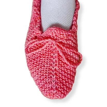 Garter Stitch Slippers - knitting pattern