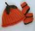 Pumpkin Patch Baby Hat & Booties